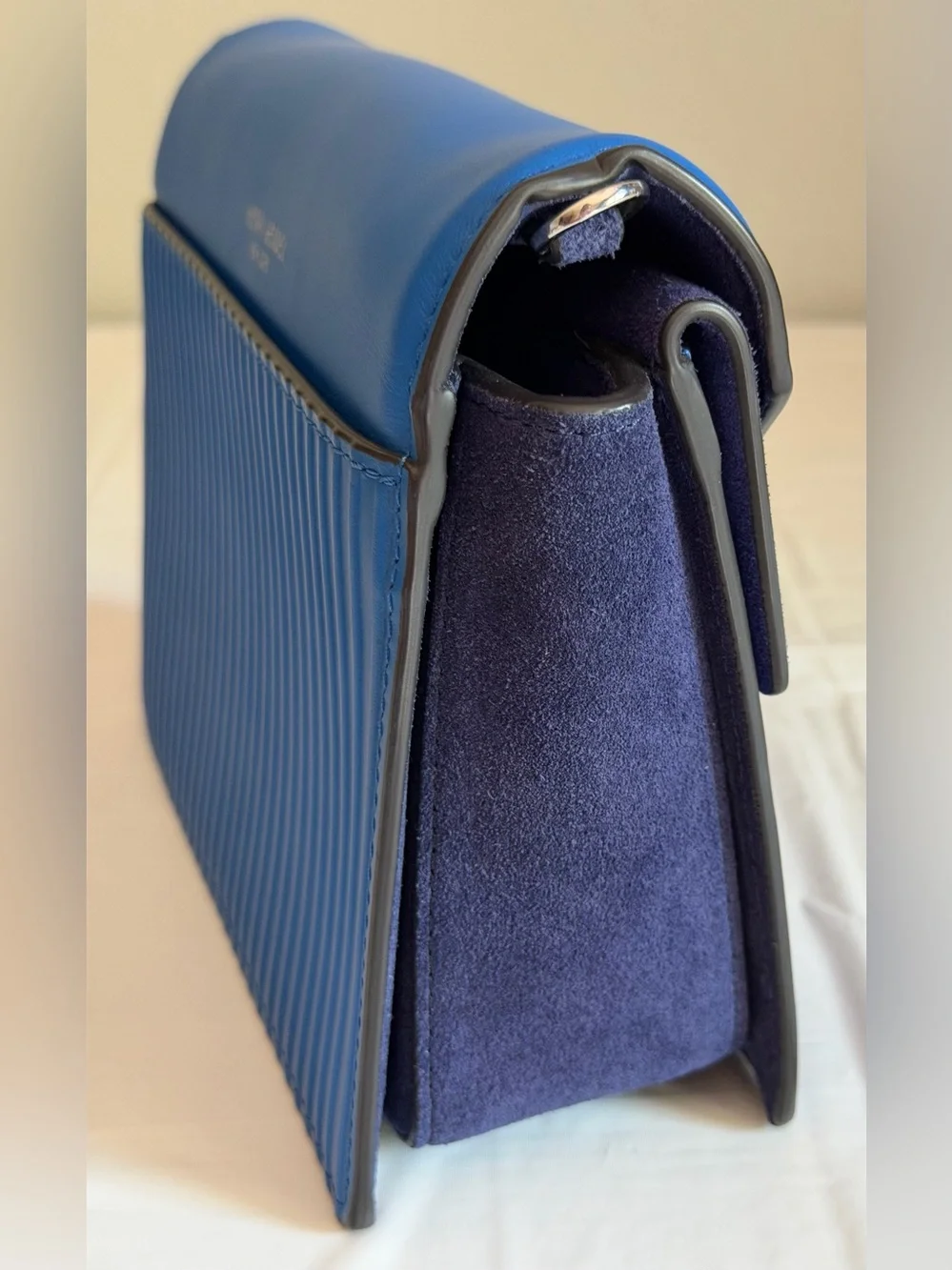 Henri Bendel blue crossbody purse